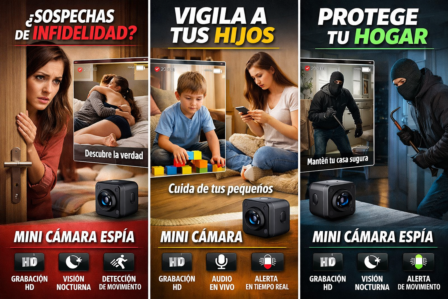 Mini Camara Espia PROMO 2X1